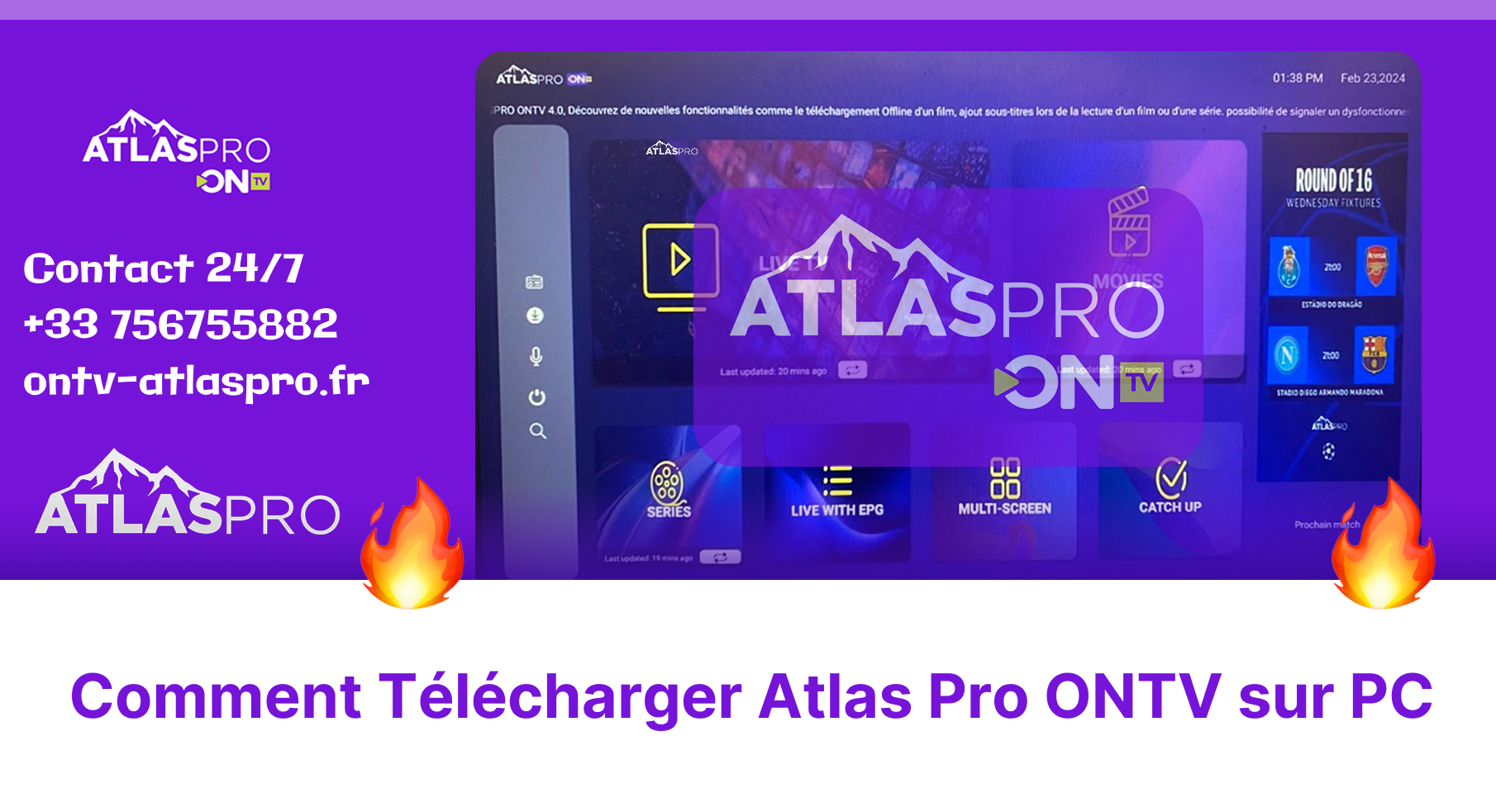 Comment Télécharger Atlas Pro ONTV sur PC