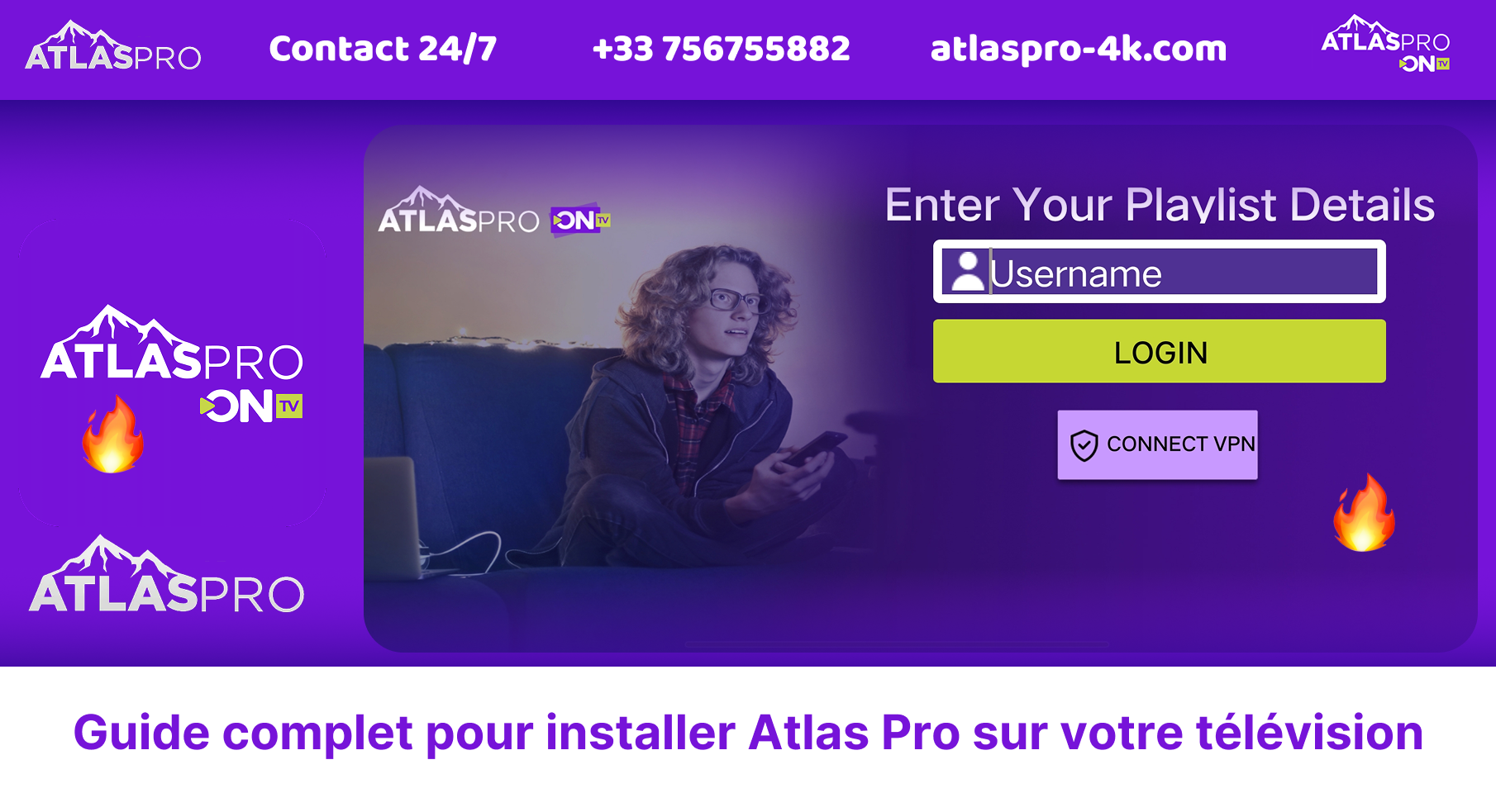 Guide complet pour installer Atlas Pro sur votre télévision