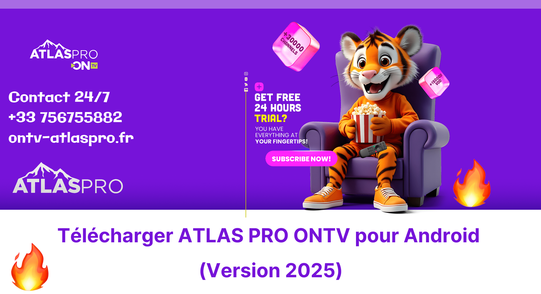 Télécharger ATLAS PRO ONTV pour Android (Version 2025)